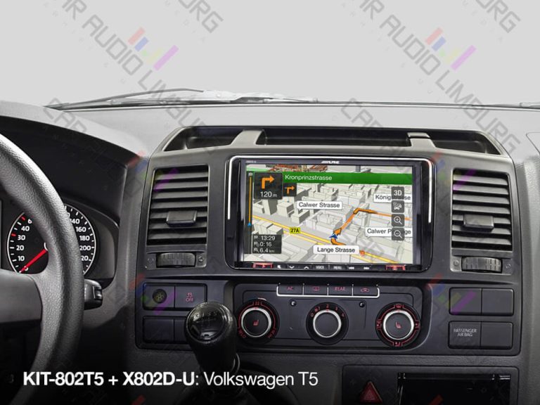 Alpine Navigatie VW inclusief installatie KIT. 3 Jaar GRATIS Updates!