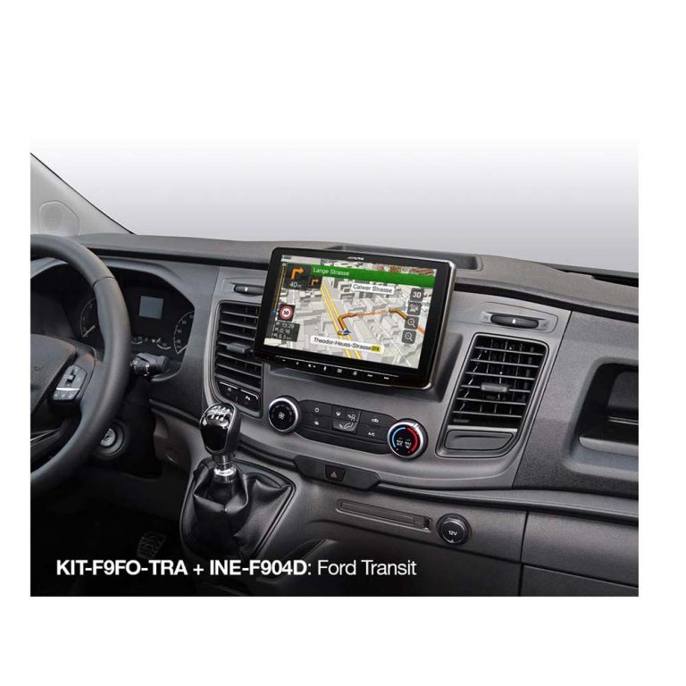 Alpine INE-F904TRA Campernavigatie set. 9 Inch Touchscreen.