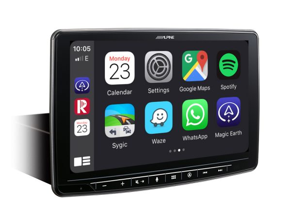 Alpine INe-F904D 1 DIN Campernavigatie met 9 inch touchscreen