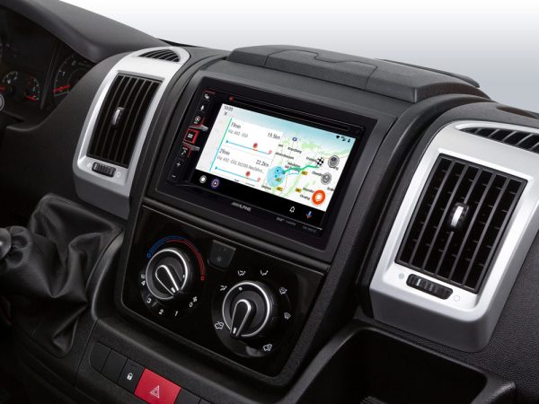 Alpine INE-W611DC navigatie voor camper 6.5 inch touchscreen