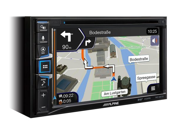 Alpine INE-W611DC navigatie voor camper 6.5 inch touchscreen