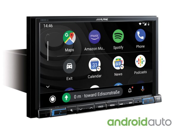 Alpine X803DC-U 8 inch campernavigatie compatible met Apple CarPlay en Android Auto