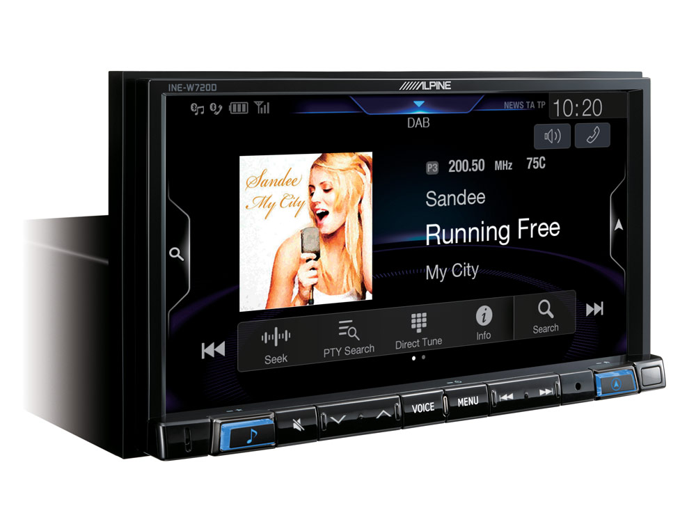 LPINE INE-W720D incl kit 2 DIN 7" multimedia toestel Apple Carplay en Android Auto compatibel CAR AUDIO LIMBURG