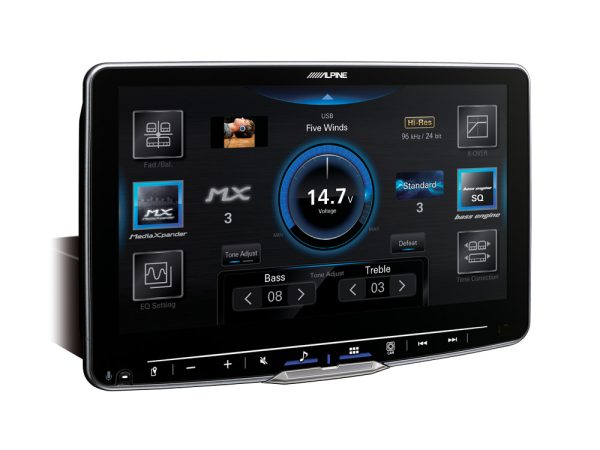 ALPINE ILX-115D 1 en 2 DIN multimedia toestel Apple Carplay en Android Auto compatibel CAR AUDIO LIMBURG